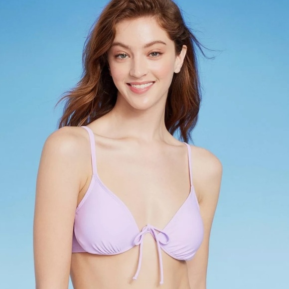 Women's Wild Fable Tie Detail Underwire Bikini Top - Picture 1 of 3